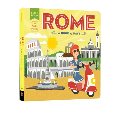 Bean Kids - Hello World Rome : A Book of Days 幼幼早教日期認知硬皮書