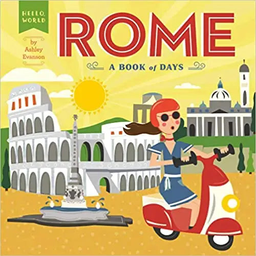 Bean Kids - Hello World Rome : A Book of Days 幼幼早教日期認知硬皮書