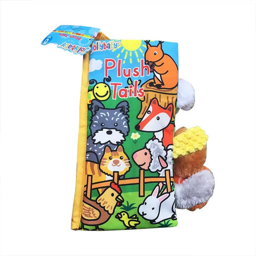 Bean Kids - Jolly Baby Plush Tails Cloth Books 嬰兒彩色長毛絨尾巴布書