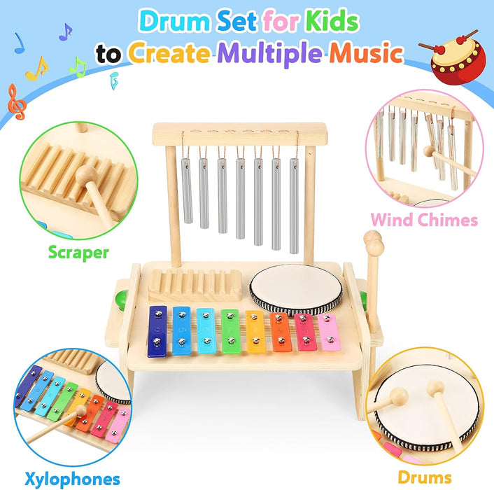 Bean Kids - Toddler's 4 in 1 Musical Instruments 早教四合一嬰幼兒樂器