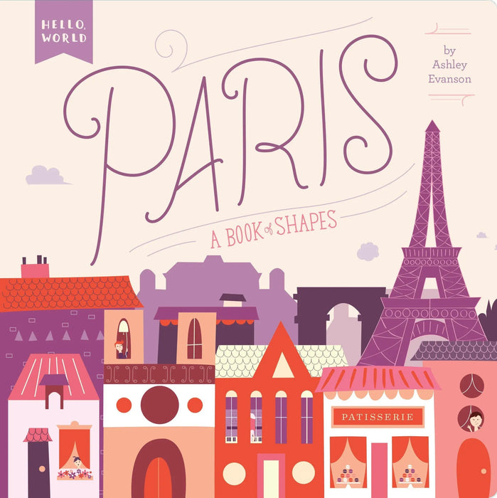 Bean Kids - Hello World Paris : A Book of Shapes 幼幼早教創形狀認知硬皮書