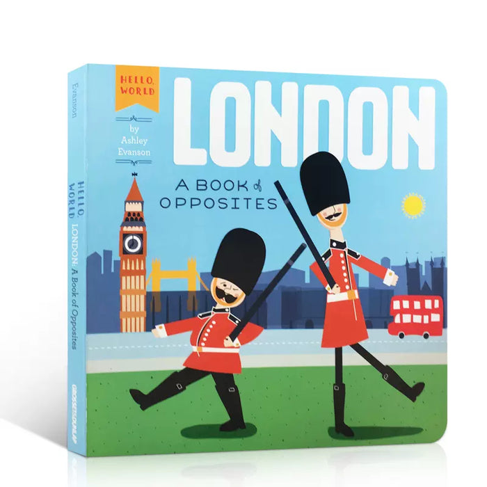 Bean Kids - Hello World London : A book of Opposites 幼幼早教反義詞理解硬皮書