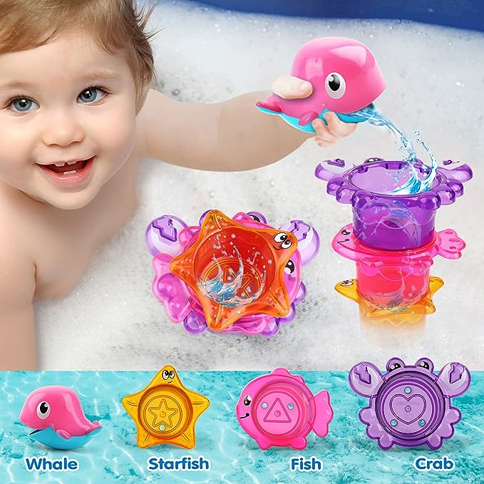 Fishing Bath Toys for Toddlers and Kids 釣魚遊戲訓練手眼協調