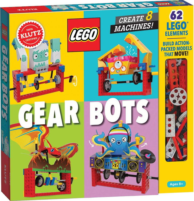 Bean Kids - 樂高 - Lego STEM 學習 工作坊 Gear Bots kit from Klutz Press