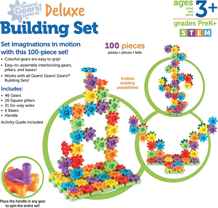 Bean Kids - Spin Gear Deluxe Building Set Stem Toy 砌出齒輪積木玩具