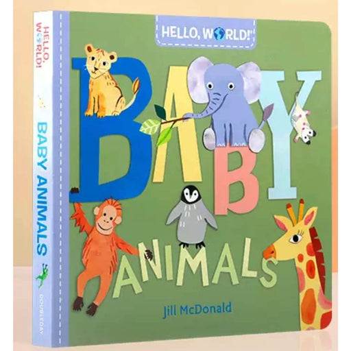 Bean Kids - Hello World Animls 1 Set 4 Books 動物常識早教啓蒙硬皮書 1套4本