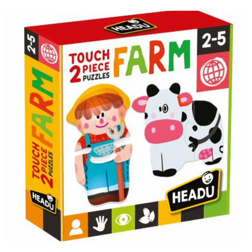Bean Kids - Headu 2 pieces Puzzle Touch Farm