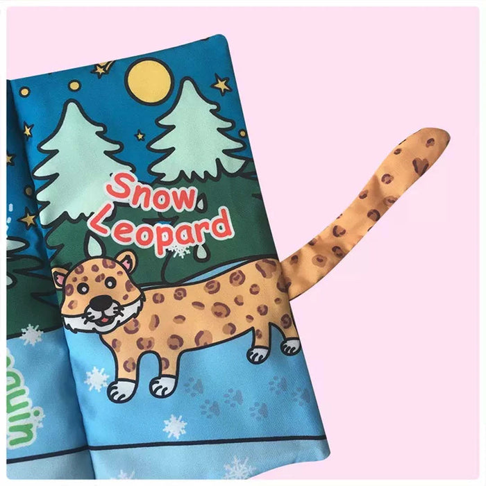 Bean Kids - JollyBaby Glacier Tails Cloth Book 嬰兒彩色冰天雪地尾巴布書