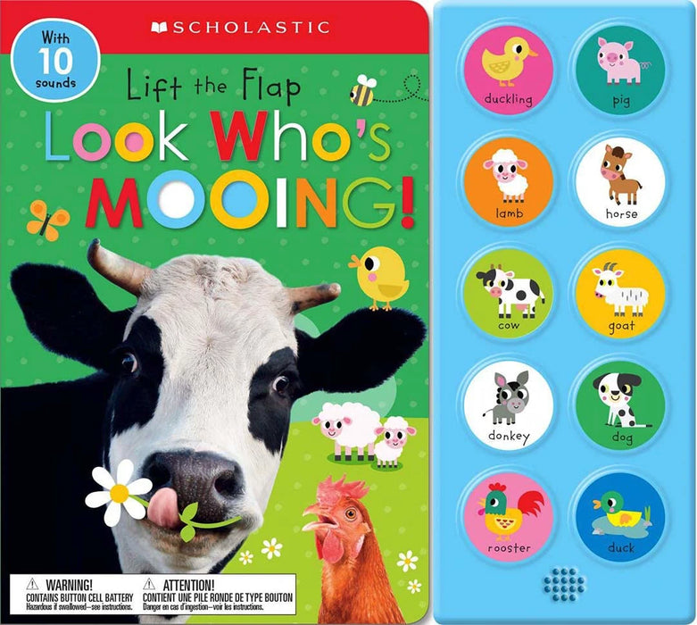 Bean Kids - Look Who's Mooing!: Scholastic Early Learners (Sound Book)